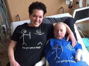 Jonathan Pitre's mother, Tina Boileau, says it's hard to believe they've been in Minnesota for a year now. 'Every time we fix something, we break something else,' said Boileau. TINA BOILEAU
