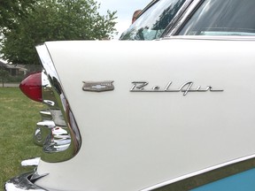 Vintage automobiles like this 1956 Chevrolet BelAir Nomad will be on display Saturday at the Bruce Redman Memorial Antique Car Show and Community Day, to be held at the Rock Glen Conservation Area.
Photo courtesy Peter Epp