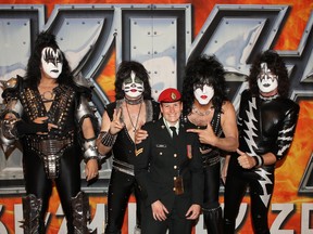 Canadian Armed Forces Cpl. Kayla Harris enjoyed being Roadie for a Day as the legendary rock band Kiss played Casino Rama in Orillia on Friday, Aug. 18, 2017. (Peter Turchet/supplied photo)