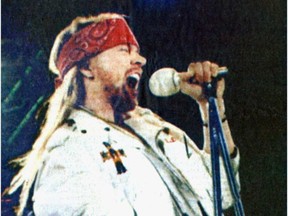 Guns N' Roses performs in Montreal in August 1992. Dave Sidaway / Postmedia