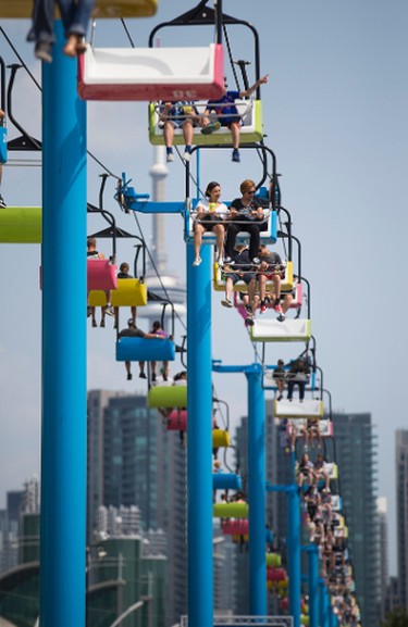 The Skyride at the annual CNE in Toronto, Ont. on Sunday August 20, 2017. Ernest Doroszuk/Toronto Sun/Postmedia Network