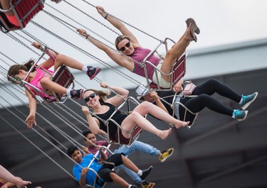 The Wave Swinger ride at the annual CNE in Toronto, Ont. on Sunday August 20, 2017. Ernest Doroszuk/Toronto Sun/Postmedia Network