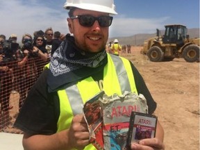 Mike Burns from Fuel Industries who is behind the Atari dig in the desert.  E.T. video game