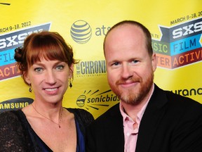 Producer Joss Whedon (R) and Kai Cole attend the World Premiere of 'The Cabin in the Woods' at Paramount Theatre on March 9, 2012 in Austin, Texas. (Photo by Karl Walter/Getty Images for SXSW)