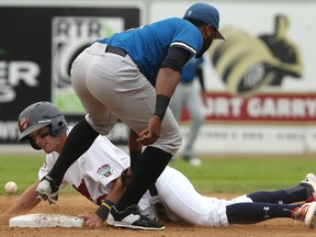 The Goldeyes lost to the RedHawks 9-3. (Kevin King/Winnipeg Sun)