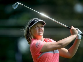 Smith's Falls Brooke Henderson playing at the Canadian Pacific Women's Open Pro Am at the Ottawa Hunt and Golf Club on Aug. 21, 2017. (Tony Caldwell/Postmedia)