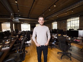 Michael Katchen, CEO of Wealthsimple, poses for a photograph at his office in Toronto on Thursday, April 27, 2017. THE CANADIAN PRESS/Nathan Denette