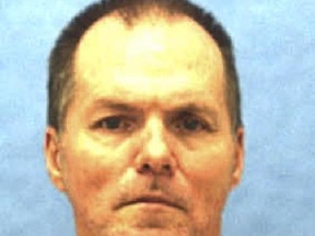This undated photo provided by the Florida Department of Corrections shows Mark Asay. If his final appeals are denied, Asay is to die by lethal injection after 6 p.m. Thursday, Aug. 24, 2017. (Florida Department of Corrections via AP)