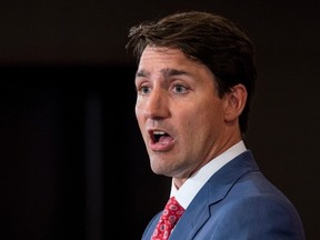 Prime Minister Justin Trudeau responds to a question during a news conference in Montreal on Wednesday, Aug. 23, 2017. (THE CANADIAN PRESS/PHOTO)