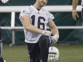 Argonauts receiver Brian Jones has spent most of this season playing the waiting game. (Craig Robertson/Toronto Sun)