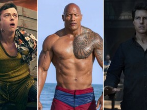 Box office bombs (from left to right): Dane DeHaan in "Valerian and the City of a Thousand Planets," Dwayne Johnson in "Baywatch," and Tom Cruise in "The Mummy." (Handout photos)