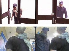 Photos of two suspects of a credit card fraud of nearly $7,000 sent out by police  in Kingston, Ont. on Friday August 25, 2017. Supplied Photos