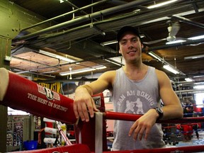 Dylan Martin, the manager of Pan Am Boxing in Winnipeg's Exchange District, isn't betting the farm of Conor McGregor beating Floyd Mayweather on Saturday, Aug. 26, 2017 in Las Vegas. Martin was interviewed on Friday, Aug. 25, 2017. SCOTT BILLECK/Winnipeg Sun/Postmedia Network
