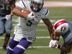 Western RB Alex Taylor on Sunday August 27, 2017. (Michael Peake/Postmedia Network)