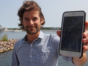 Adam Allore, founder of Wavve Boating Inc., hopes boaters will jump on board his new navigational app.
