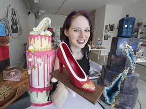 Sam Lapointe is the owner of Cakes Cove on St. Clair Ave. W. (STAN BEHAL/TORONTO SUN)