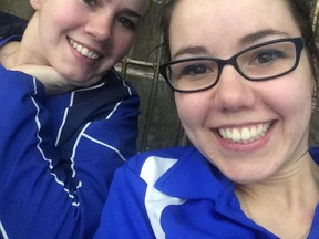 Lindsay (left) and Chelsea Wandziak, coaches at Sudbury Synchronised Swimming Club, are set to start the club’s 14th season, this week in Copper Cliff with the club’s annual training camp.