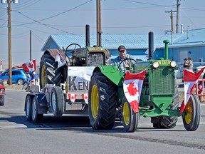 The festivities were kicked off with the annual parade in Lundbreck to celebrate Corn Fest. | Stephanie Hagenaars photo / Pincher Creek Echo