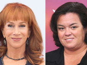 Kathy Griffin and Rosie O'Donnell. (Getty Images)