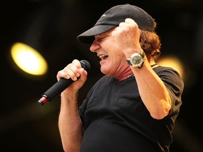 File photo of Brian Johnson of AC/DC. (Photo by Brendon Thorne/Getty Images)