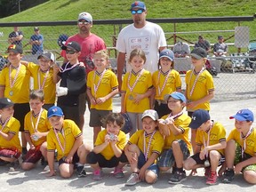 On Aug. 12, 2017 Lucknow was host to five Pre-Mite teams from the surrounding area, with the Lucknow Pre-Mite team winning the A championship. Wingham Black was the winner of the B finals. (Shared photo)