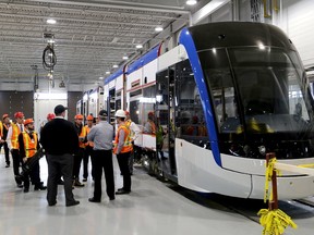 Officials at Bombardier Inc. invite the media to their Loyalist Township facility on February 22, 2017 to try to ensure a $770 million order for the Toronto area is on track despite a threat from Metrolinx to scrap the contract over delays. (Ian MacAlpine /The Whig-Standard/Postmedia Network)