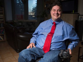 FILE PHOTO
MP Kent Hehr poses for a photo in his home in Calgary in 2015.