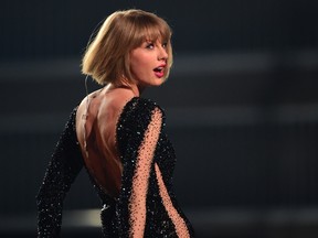 Singer Taylor Swift performs onstage during the 58th Annual Grammy music Awards in Los Angeles February 15, 2016. (ROBYN BECK/AFP/Getty Images)