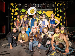 The high-energy, Eastern-European-inspired folk-punk party band Lemon Bucket Orkestra will play Chamberfest