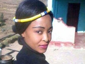 Five men have been arrested after the decapitated remains of missing woman Zanele Hlatshwayo, 25, were discovered. (FACEBOOK)