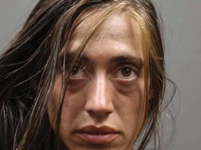 Holly Colino, 31, as been charged with shooting 33-year-old Megan Dix in the head Friday, Aug. 25, 2017 in Brockport, N.Y. (Brockport Police Department via AP)