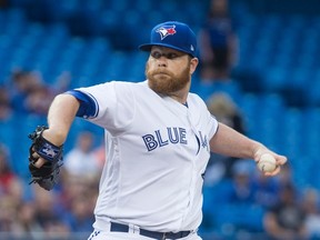 Jays spot starter Brett Anderson impressed manager John Gibbons so much, he’ll likely get another start. (The Canadian Press)