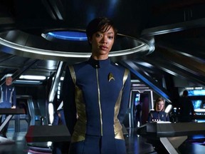 Sonequa Martin-Green plays Michael Burnham in the new "Star Trek: Discovery." (CBS)