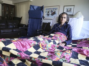 Maria Brown Pisani, a 52-year-old mother of two, has breast cancer that’s spread to her bones and lungs. (VERONICA HENRI/TORONTO SUN)