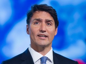 Prime Minister Justin Trudeau speaks during a convention in Montreal, Thursday, Aug. 31, 2017. (THE CANADIAN PRESS/PHOTO)