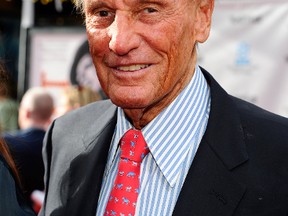 Actor Richard Anderson arrives at the TCM Classic Film Festival opening night premiere of the 40th anniversary restoration of 'Cabaret' at Grauman's Chinese Theatre on April 12, 2012 in Hollywood, California. (Photo by Alberto E. Rodriguez/Getty Images)