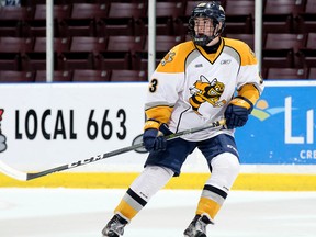 METCALFE PHOTOGRAPHY/Courtesy of Sarnia Sting
Defenceman Colton Kammerer signed Thursday with the Sarnia Sting after being a third-round pick in this year's OHL draft.