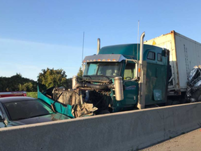 At least one person was seriously injured in a crash this morning on Hwy 401 near Kingston. The highway is blocked in two spots following crashes overnight.