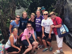 Members of the mission team of Upper Thames Missionary Church in Mitchell were (back row, left to right): Julianne Judge, Mackenzie Dixon, Kim Van Oostveen, Karyn French, Curtis Eidt, Joan Dixon and Joan Van Herk. Front row (left): Becky Hudson and Mikyla Walker. The group was in Guatemala from Aug. 19-26 working in and around The Arms of Jesus (AOJ) Children’s Mission. SUBMITTED