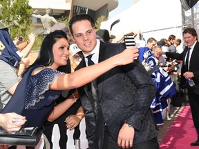 Auston Matthews of the Toronto Maple Leafs attends the 2017 NHL Awards at T-Mobile Arena on June 21, 2017 in Las Vegas, Nevada. (Ethan Miller/Getty Images)