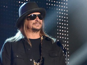 Kid Rock speaks onstage during the 2017 CMT Music Awards at the Music City Center on June 6, 2017 in Nashville, Tenn.  (Mike Coppola/Getty Images for CMT)