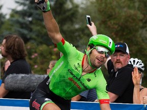 Wouter Wippert wins Stage 2 at the 2017 ATB Tour of Alberta, in Spruce Grove Saturday Sept. 2, 2017.