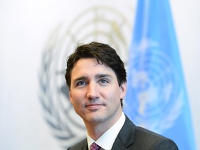 Prime Minister Justin Trudeau attends an event at the United Nations on Thursday, April 6, 2017. THE CANADIAN PRESS/Sean Kilpatrick