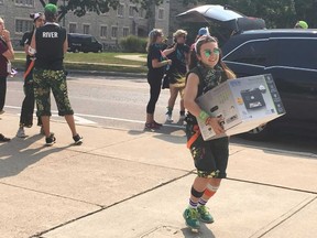 Student orientation leaders at Western University moved more than 4,000 frosh into the school's residence buildings on Sunday and Monday, as thousands of post-secondary students from Western and Fanshawe College descended on the city over the long weekend.