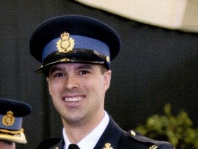 OPP Const. Patrick Chatelain was hit and dragged by a car on Monday, Sept. 4, 2017 in Mississauga.