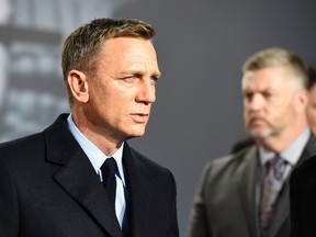 This file photo taken on October 28, 2015 shows British actor Daniel Craig at a photocall for the James Bond film 'Spectre' in Berlin.  (TOBIAS SCHWARZ/AFP/Getty Images)