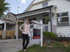 Heather Virtue, broker of record at Virtue Realty, with a house at 466 Elizabeth St. in London, which is listed for $214,000. Derek Ruttan/The London Free Press/Postmedia Network