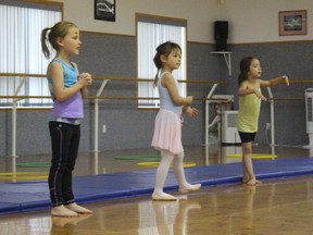 Three girls attended Gacelas Ballet’s open house on Wednesday, August 30.