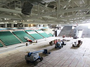 Multi-million dollar renos continue at Yardmen Arena, future home of the AHL's Belleville Senators. (Belleville Senators photo)