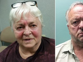 This Thursday, July, 27, 2017 provided by Plainfield Police Department shows Pauline Chase, 83, and her son, Maurice Temple. (Plainfield Police Department via AP)